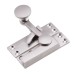 Exel Quadrant Arm Sash Window Fastener - 72 x 21mm - Satin Chrome