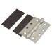 Intumescent Hinge Pads for FD30 & FD60 - Square - 100 x 43 x 0.5mm - Pack of 24