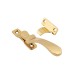 Hampstead Victorian Wedge Casement Window Fastener - Reversible - Polished Brass