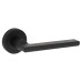 Carlisle Brass Matt Black Door Handles on Round Rose - Trentino Range 