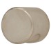 Exel Solid Turned Cylinder Cabinet Knob - 30mm Diameter - Satin Stainless Steel