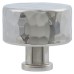 Alexander & Wilks Leila Hammered Round Cabinet Knob - 35mm Diameter - Polished Nickel