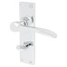 Hampstead Polished Chrome Bathroom Door Handle - Buckingham Range - 152 x 41mm