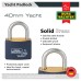 Burg Wachter All Weather Yacht Padlock - 40mm Body - 22 x 23.5mm Shackle - Keyed Alike - Pack of 5