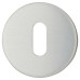 Exel Puma Escutcheon - 53mm Diameter - Keyhole - Satin Aluminium