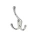 Exel Tri-Pattern Hat & Coat Hook - 100 x 70mm - Polished Chrome - Pack of 5