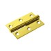 Lift-Off Butt Door Hinge - 75 x 53 x 2mm - Left Hand - PVD Brass - Pair