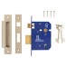 5 Lever Sashlock - 78mm Case - 57mm Backset - Satin Nickel