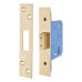 Hampstead Architectural 5 Lever Deadlock - 65mm Case - 44mm Backset - PVD Brass