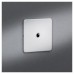 Knightsbridge 20A Screwless Flat Plate Flex Outlet Plate - Matt White