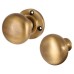 Heritage Brass by M Marcus Rim Door Knob - 60mm Rose Diameter - Antique Brass