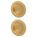 Heritage Brass by M Marcus Round Flush Pull Handles - Satin Brass