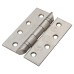 Enduro Ball Bearing Anti Ligature Grade 13 Butt Fire Door Hinge - 102x76x3mm - Sat Stainless - Pair