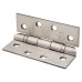 Enduro Ball Bearing Anti Ligature Grade 13 Butt Fire Door Hinge - 102x76x3mm - Sat Stainless - Pair