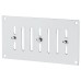 Exel Hit & Miss Vent - 165 x 89mm - Satin Aluminium