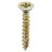 TIMCO Velocity Pozi Countersunk Wood Screws - 4.0 x 25mm - Yellow Zinc - Pack of 200