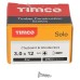 TIMCO Solo Chippy Pozi Countersunk Wood Screws - 3.0 x 12mm - Zinc Plated - Pack of 200