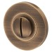 Alexander & Wilks Bathroom Turn & Release - 50mm Diameter - Antique Brass