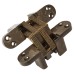 Exel Concealed Hinge - 117 x 28mm - Antique Brass - Pair