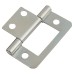 Flush Cabinet Hinge - 40 x 32 x 1mm - Zinc Plated - Pack of 10 Pairs