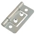 Flush Cabinet Hinge - 40 x 32 x 1mm - Zinc Plated - Pack of 10 Pairs