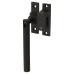 Hampstead Aspen Lines Locking Mortice & Hook Plate Window Fastener - Reversible - Matt Black  