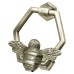 Bumble Bee Hexagonal Door Knocker - 125 x 105mm - Pewter 