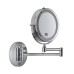 Croydex LED 3x Magnifying Bathroom Mirror with Extendable Arm - 265 x 255 x 35mm - Chrome