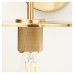 Exel Savaneta Knurled Indoor Wall Light - Satin Brass Fittings and Plate