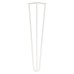Exel Hairpin Leg - 3 Pin - 500mm Height - White - Pair