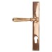 From The Anvil Newbury uPVC Slimline Multipoint Door Handle - 92mm c/c - Polished Bronze