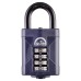 Squire Combination All Weather Padlock - 50mm Body - 22 x 26mm Shackle - Blue