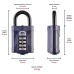 Squire Combination All Weather Padlock - 50mm Body - 22 x 26mm Shackle - Blue