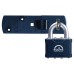 Squire Garage Lock Set - Padlock And Hasp - 152mm Length - 12.5mm Shackle - Blue