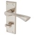 Serozzetta by Carlisle Brass Satin Nickel Bathroom Door Handle - Venti Range - 150 x 50mm