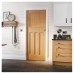 LPD DX 30's 4 Panel Unfinished Solid Internal FD30 Fire Door - 1981 x 762 x 44mm - Oak 