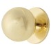 Exel Ball Cabinet Knob - 18mm Diameter - Satin Brass