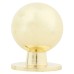 Exel Ball Cabinet Knob - 18mm Diameter - Satin Brass