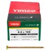 TIMCO Classic Pozi Countersunk Wood Screws - 6.0 x 100mm - Yellow Zinc - Pack of 100