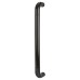 Hoppe AR602/600 Nylon D-Bar Door Pull Handle - Bolt Fix - 600mm c/c - Ebony Black