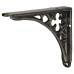 Olde Forge Clover Shelf Bracket - 125 x 100mm - Pewter Effect