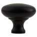 Alexander & Wilks Wade Round Cabinet Knob - 38mm Diameter - Matt Black
