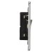 Knightsbridge 10AX 1 Gang Screwless Flat Plate Double Pole Light Switch - Brushed Chrome