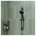 Croydex Presion 5 Spray Shower Handset - Matt Black