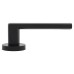 Exel Matt Black Door Handles on Round Rose - Zara Range 