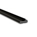Pyroplex Fire & Smoke Intumescent Strip - FD30 - 15 x 4 x 2100mm with Brush - Black - Pack of 10
