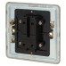Knightsbridge 10AX 1 Gang Intermediate Screwless Flat Plate Light Switch - Brushed Chrome