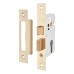 Exel Contract Euro Profile Sashlock - 76mm Case - 57mm Backset - Polished Brass