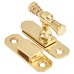 Cupboard Turn Latch - 50 x 19 x 36mm - Polished Brass Cupboard Turn Latch - 50 x 19 x 36mm - Polished Brass