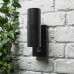 Exel LED Outdoor Up & Down Wall Light with PIR - IP44 - Black